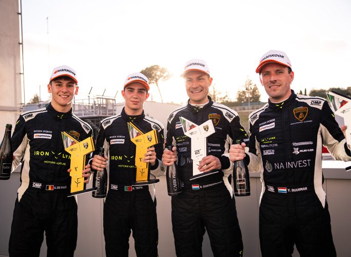 OVERALL WIN AND PODIUM PLACES FOR IRON LYNX AT THE PENULTIMATE LAMBORGHINI SUPER TROFEO EUROPE ROUND￼